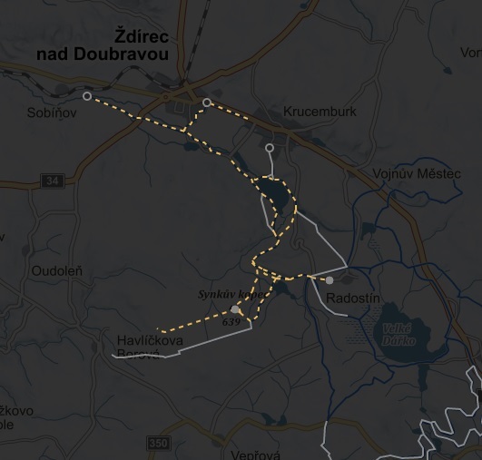 Běžecké stopy Krucemburk